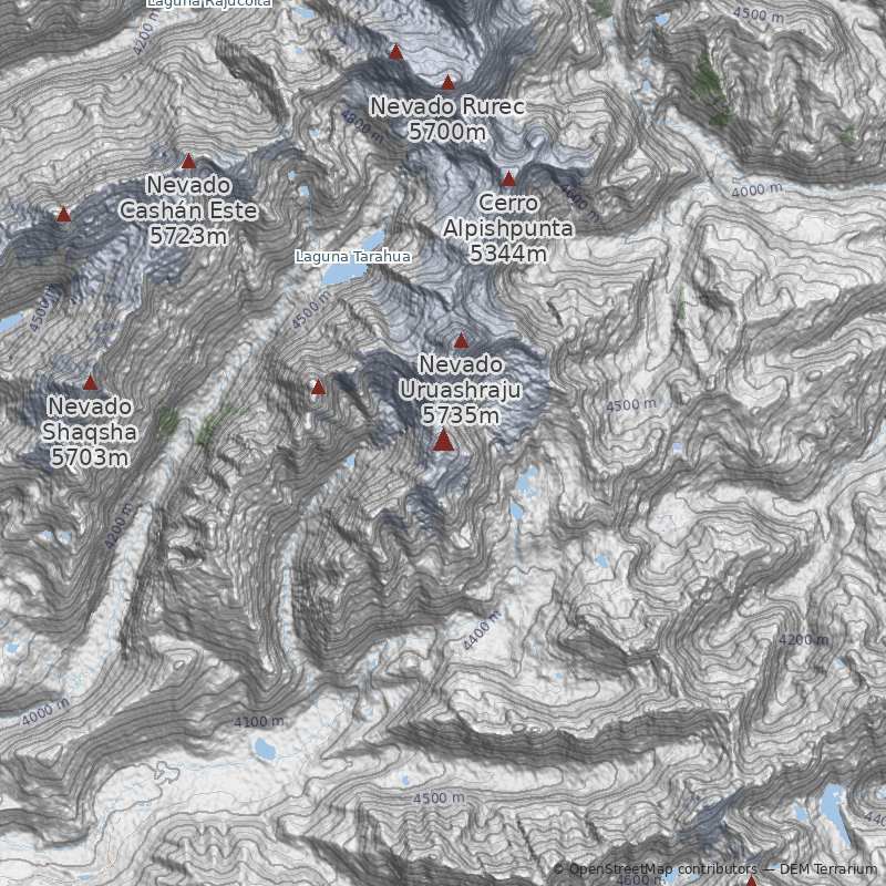 Mapa Cerro Tuctopunta