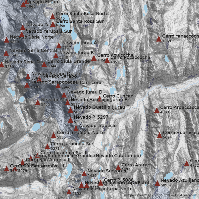 Mapa Cerro Cuncan