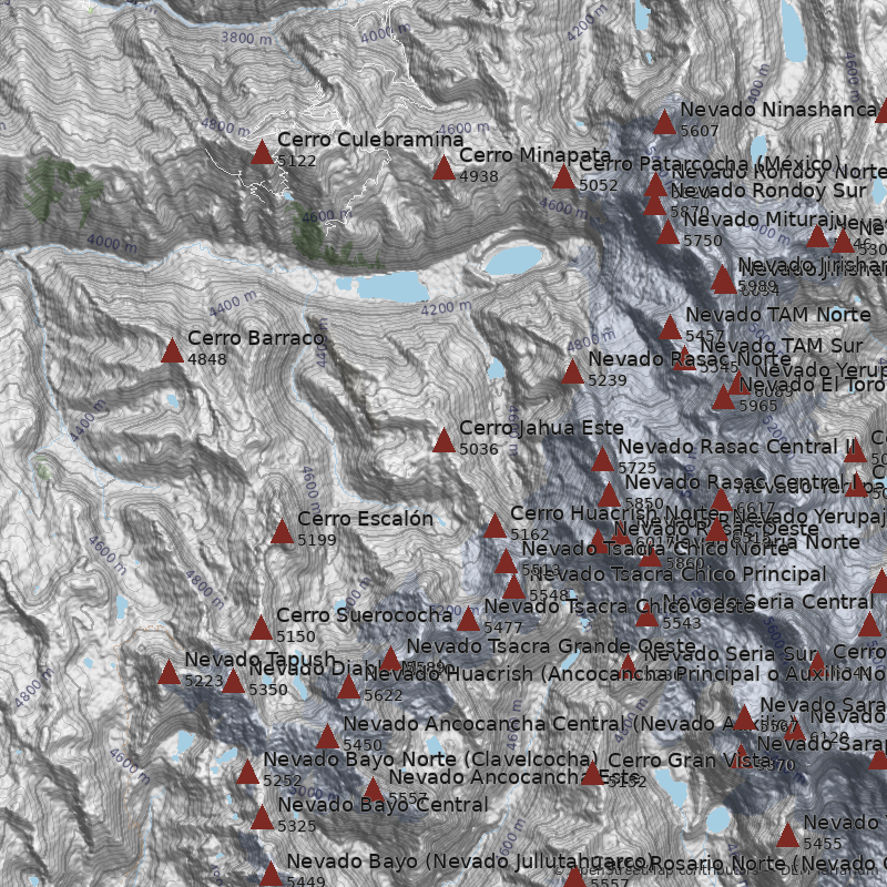 Mapa Cerro Jahua Este