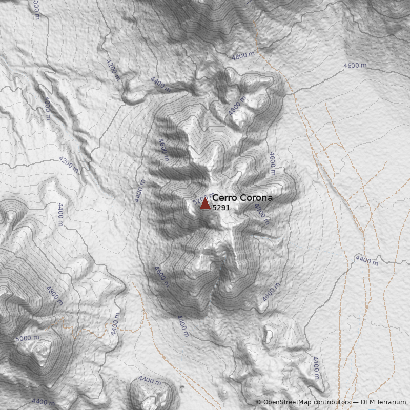 Mapa Cerro Corona