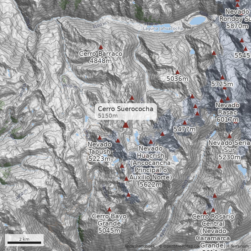 Mapa Cerro Suerococha
