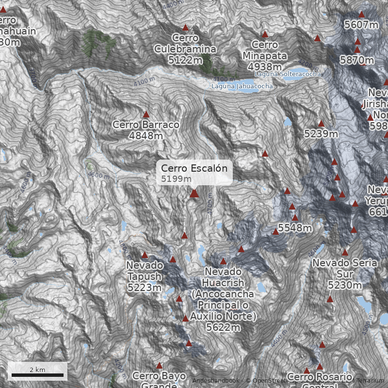 Mapa Cerro Escalón