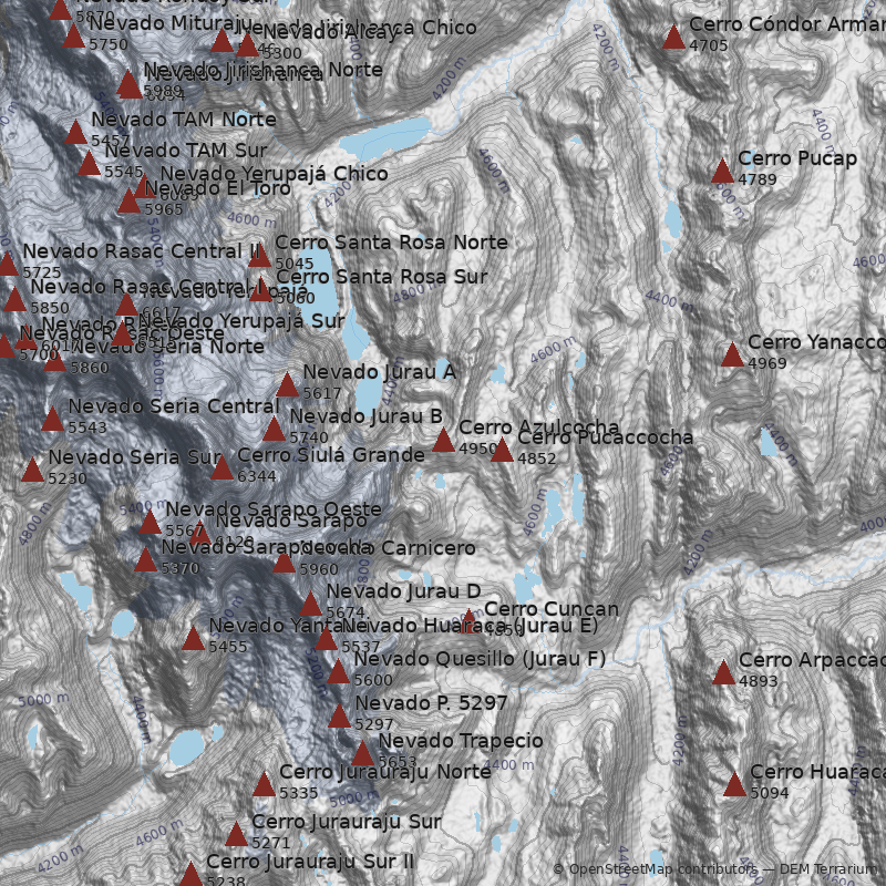 Mapa Cerro Azulcocha