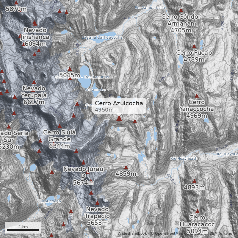 Mapa Cerro Azulcocha
