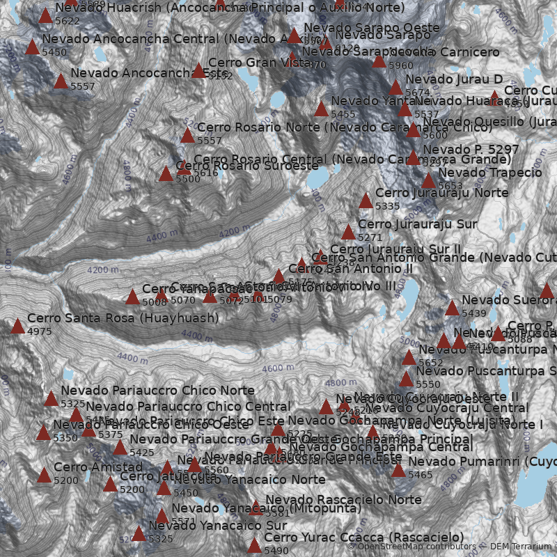 Mapa Cerro San Antonio II