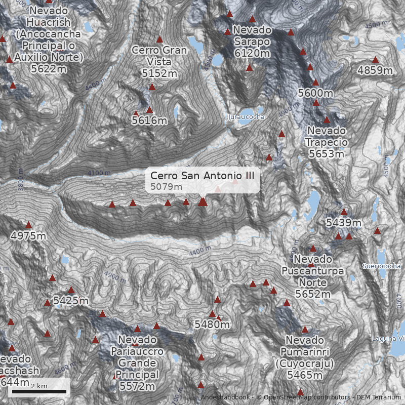 Mapa Cerro San Antonio III