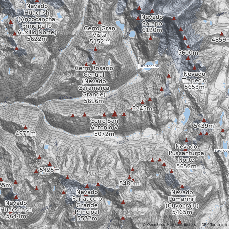 Mapa Cerro San Antonio IV