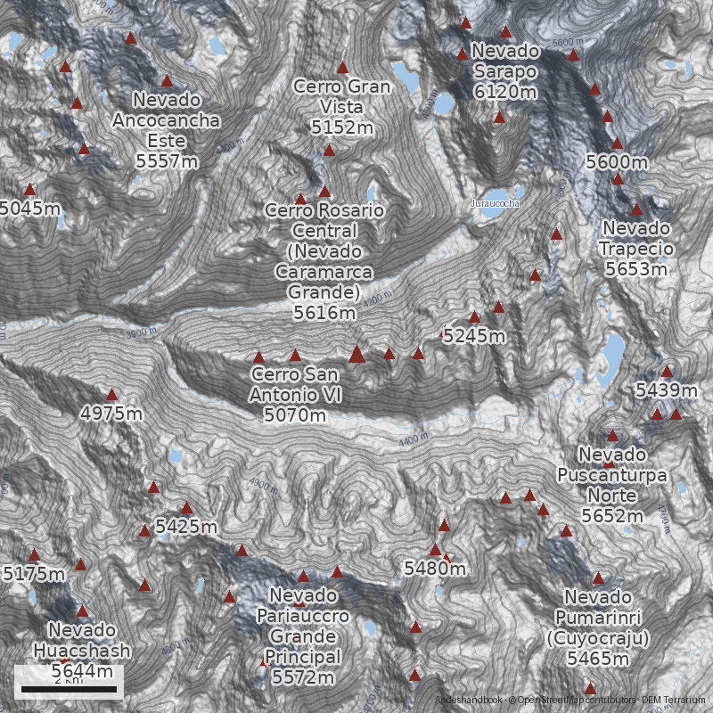 Mapa Cerro San Antonio V