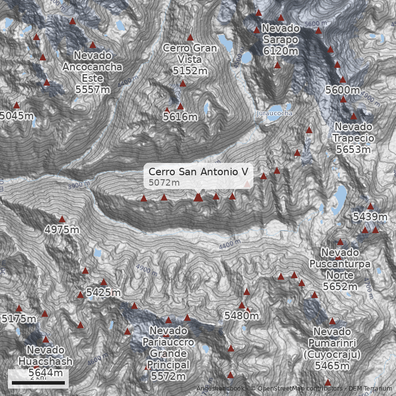Mapa Cerro San Antonio V