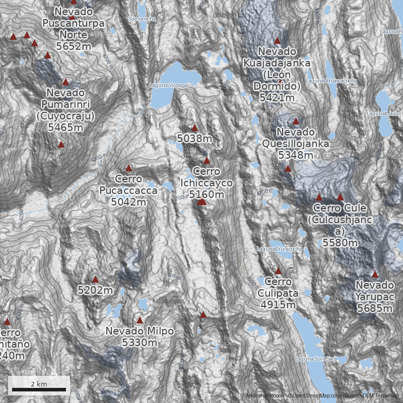 Mapa Cerro Portachuelo