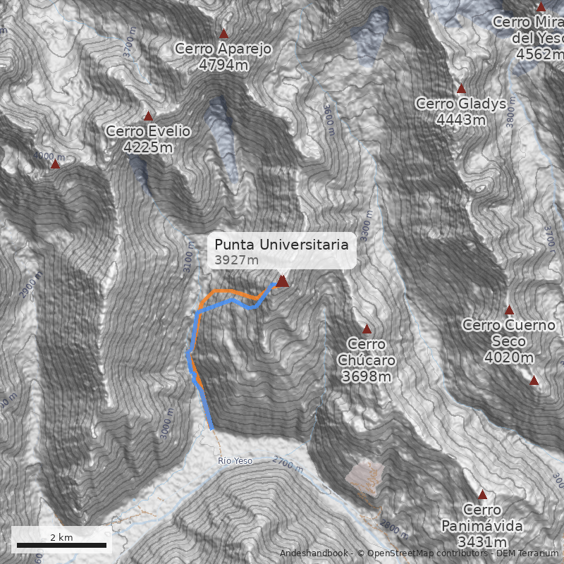 Mapa Punta Universitaria