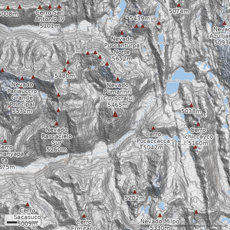 Mapa Cerro Magdalena