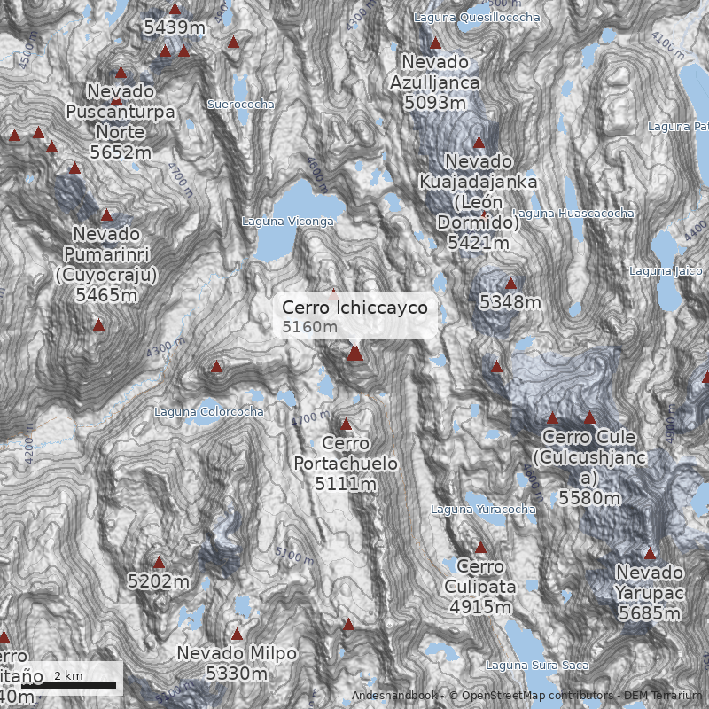 Mapa Cerro Ichiccayco