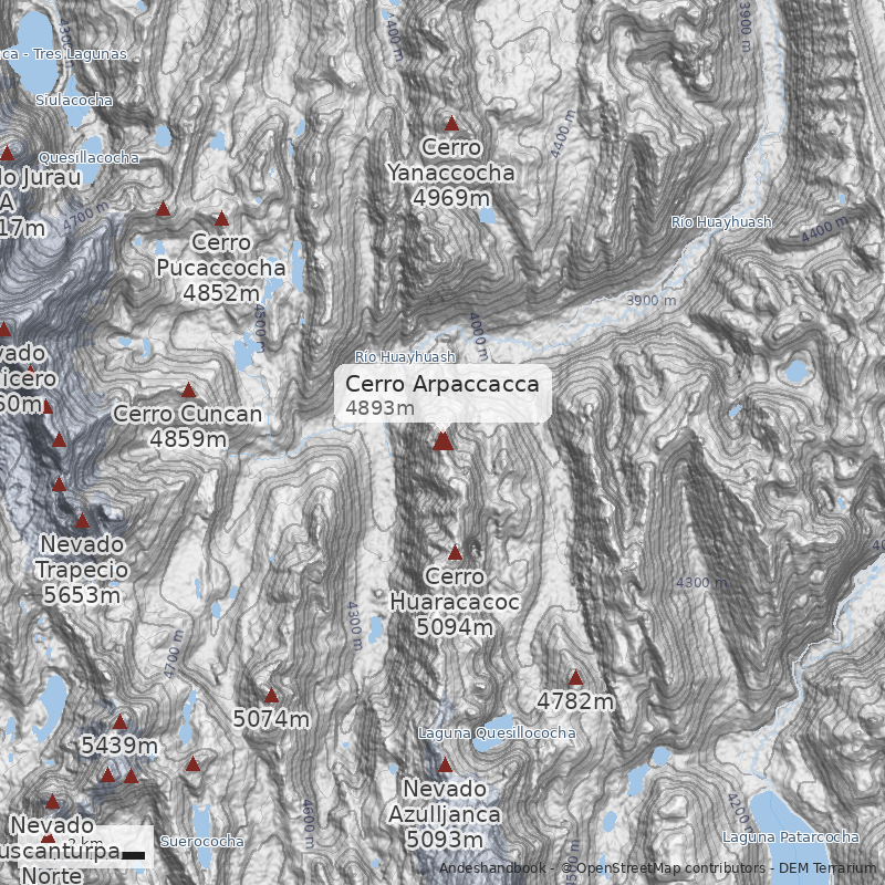 Mapa Cerro Arpaccacca