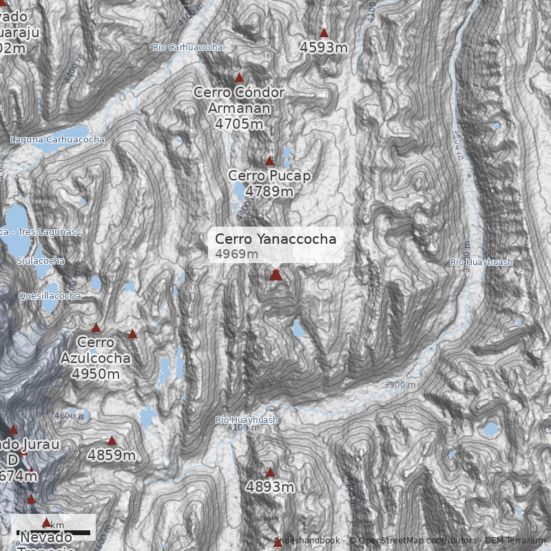 Mapa Cerro Yanaccocha