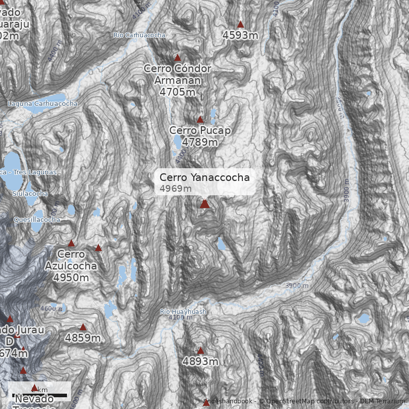 Mapa Cerro Yanaccocha