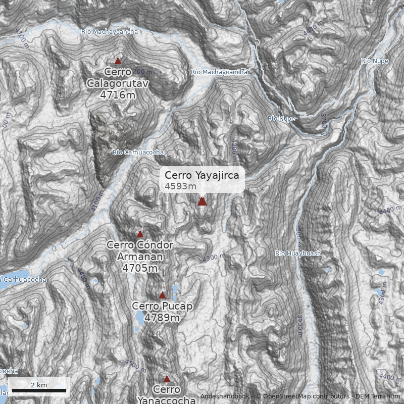 Mapa Cerro Yayajirca