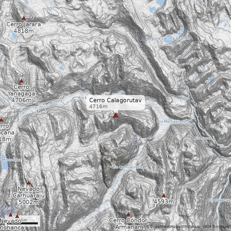 Mapa Cerro Calagorutav