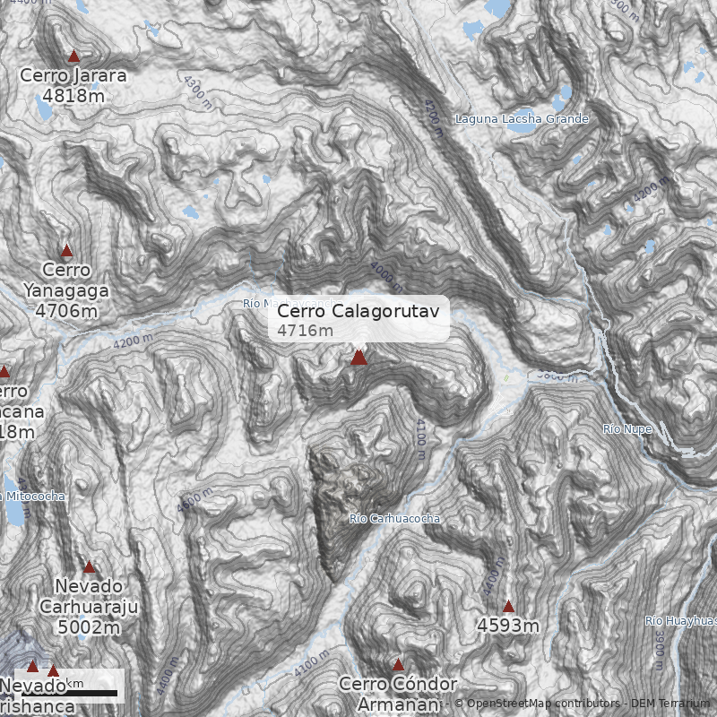 Mapa Cerro Calagorutav