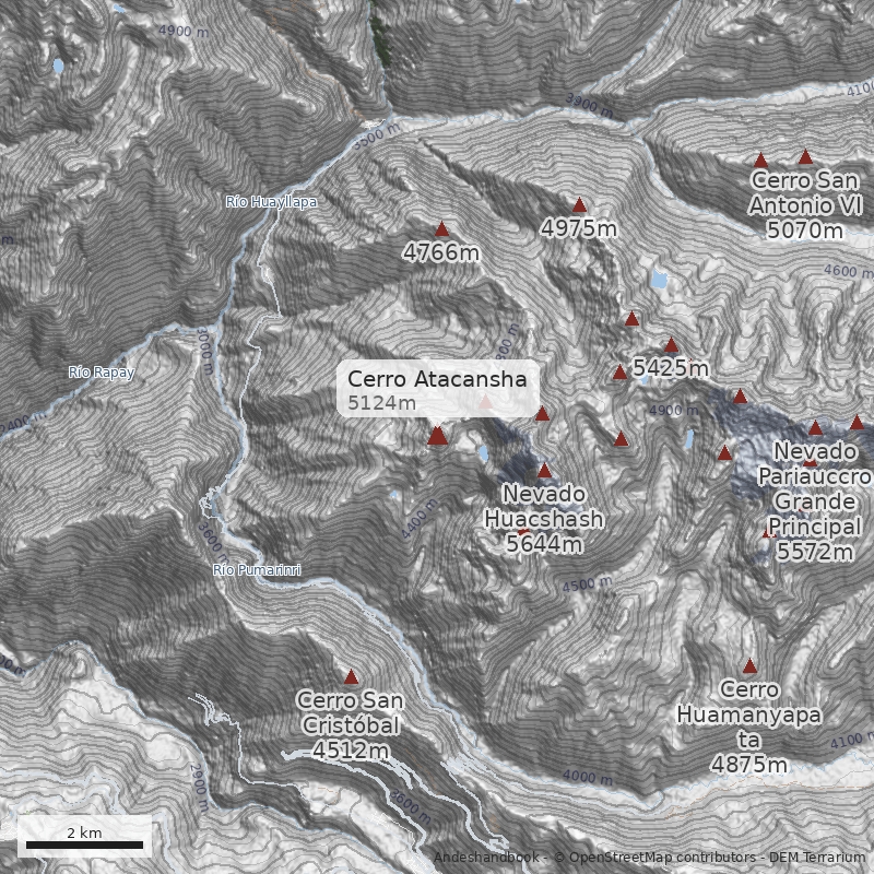Mapa Cerro Atacansha