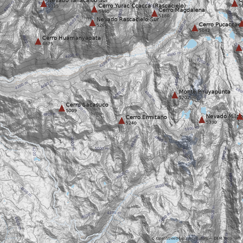 Mapa Cerro Ermitaño