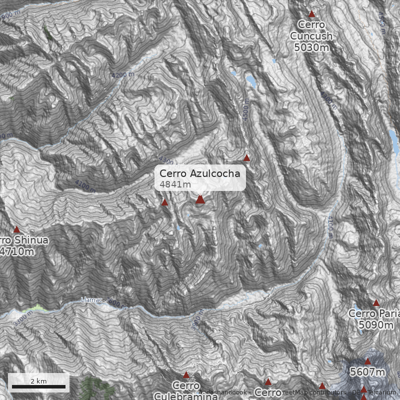 Mapa Cerro Azulcocha