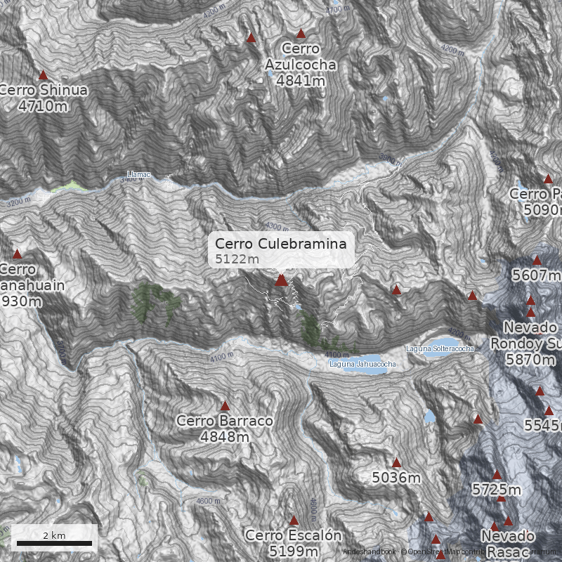 Mapa Cerro Culebramina