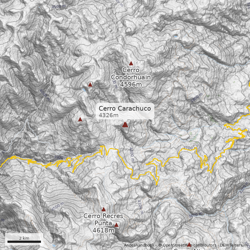 Mapa Cerro Carachuco