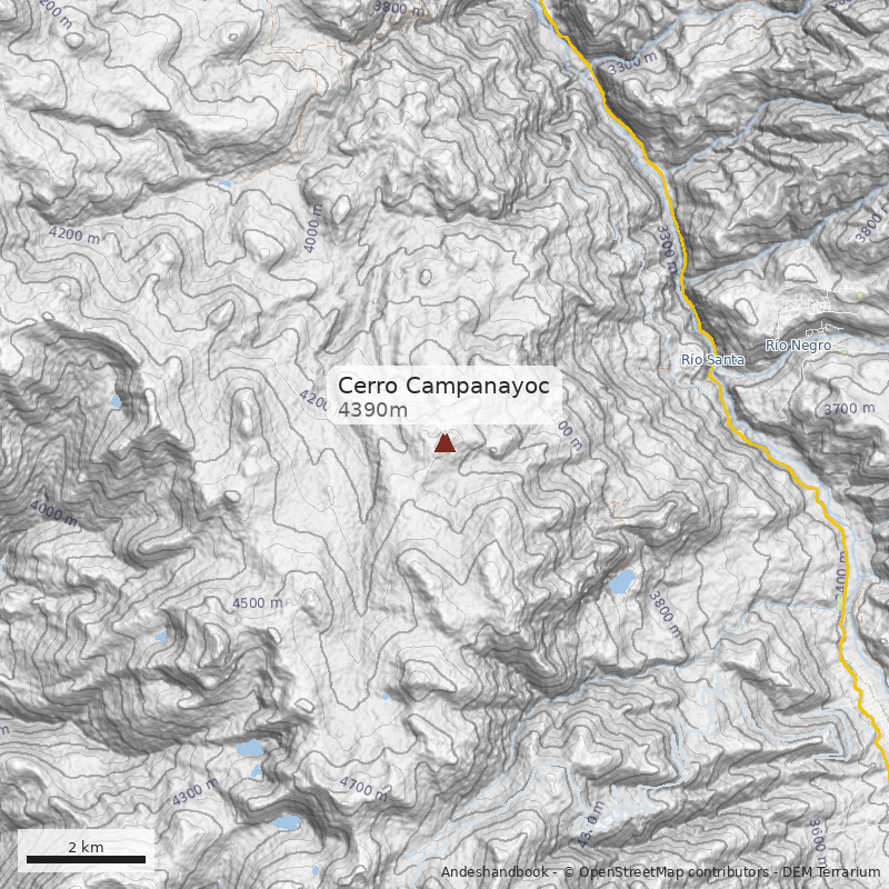 Mapa Cerro Campanayoc