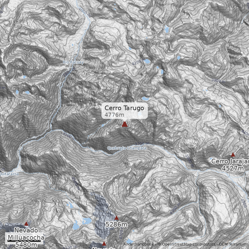 Mapa Cerro Tarugo