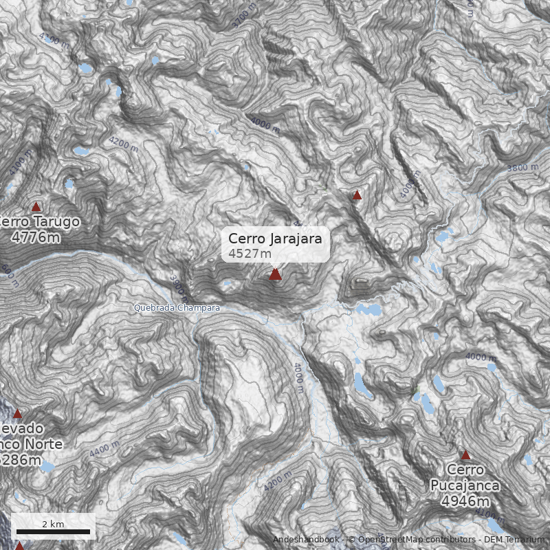 Mapa Cerro Jarajara