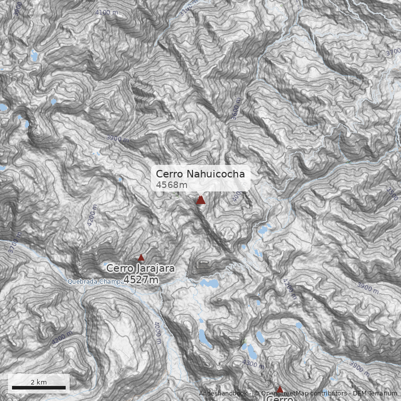 Mapa Cerro Nahuicocha
