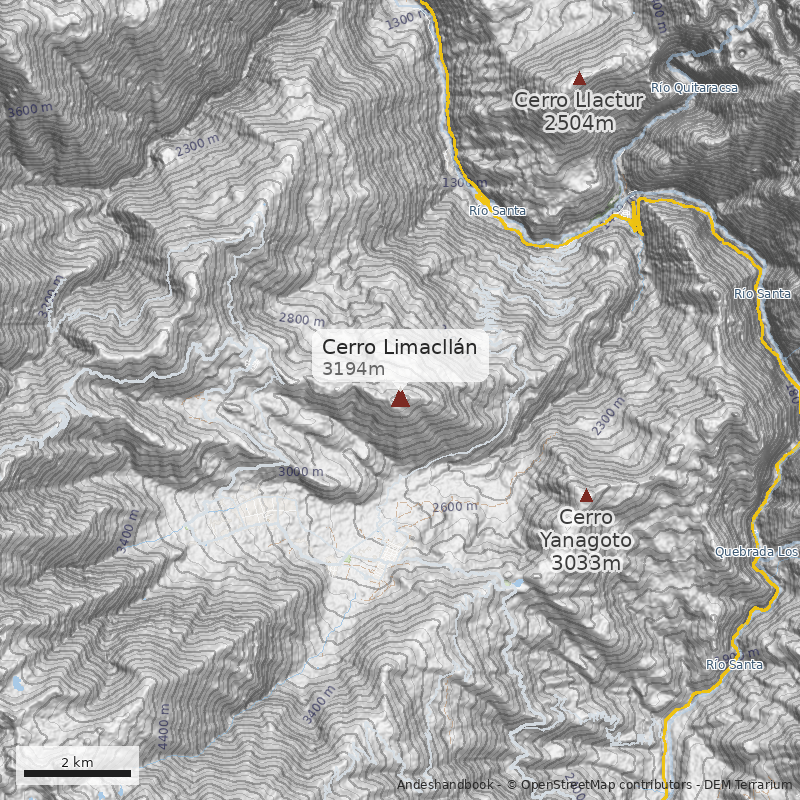 Mapa Cerro Limacllán
