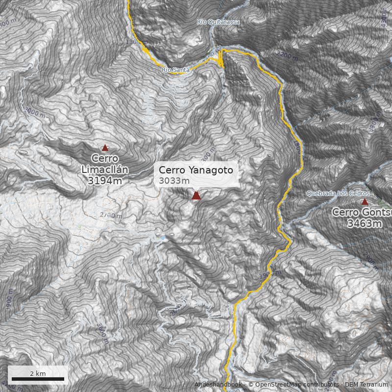 Mapa Cerro Yanagoto