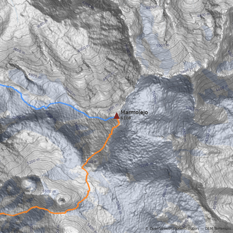 Mapa Cerro Marmolejo