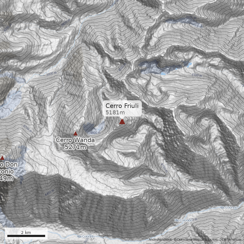 Mapa Cerro Friuli