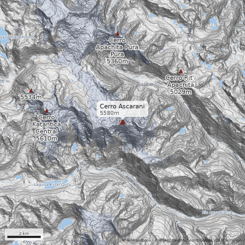 Mapa Cerro Ascarani