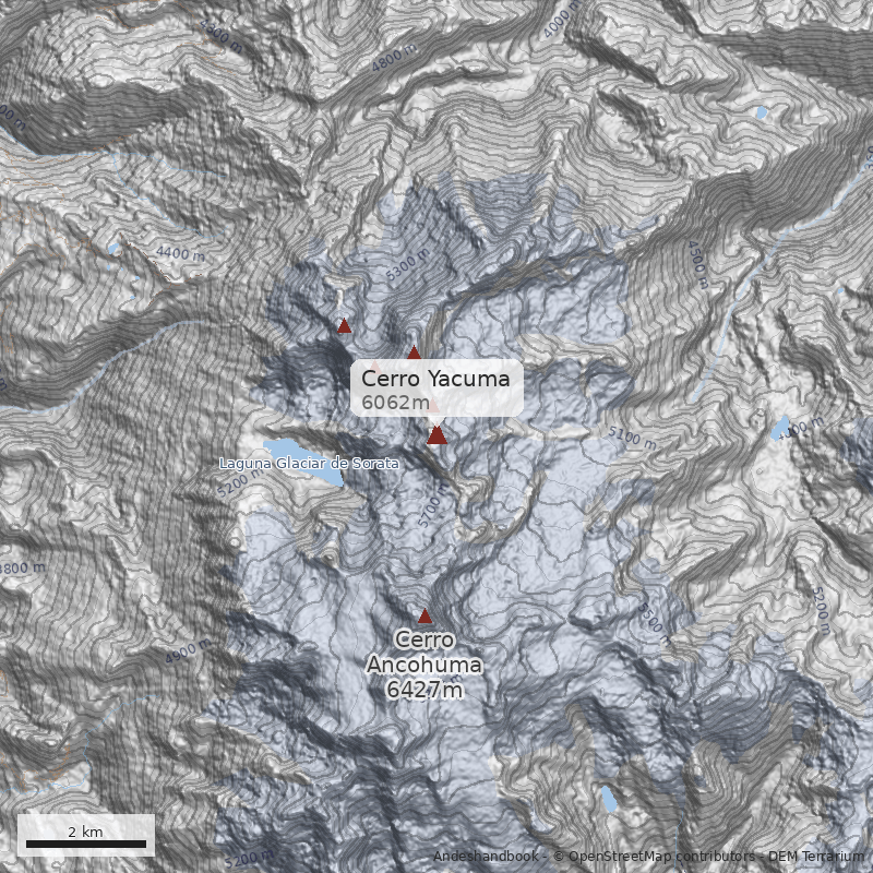 Mapa Cerro Yacuma