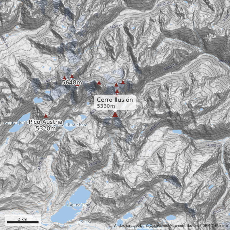 Mapa Cerro Ilusión