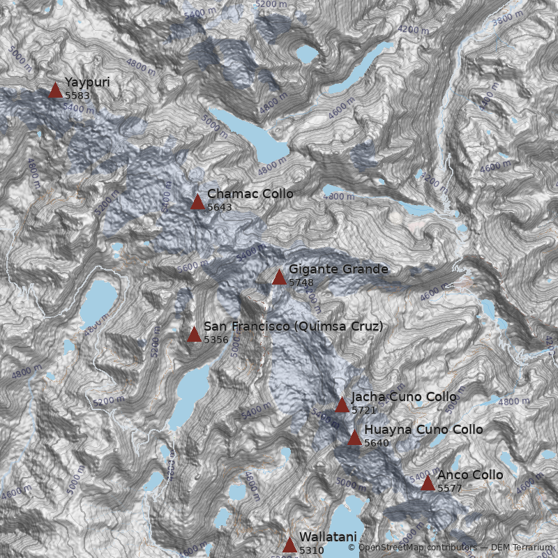 Mapa Cerro Gigante Grande