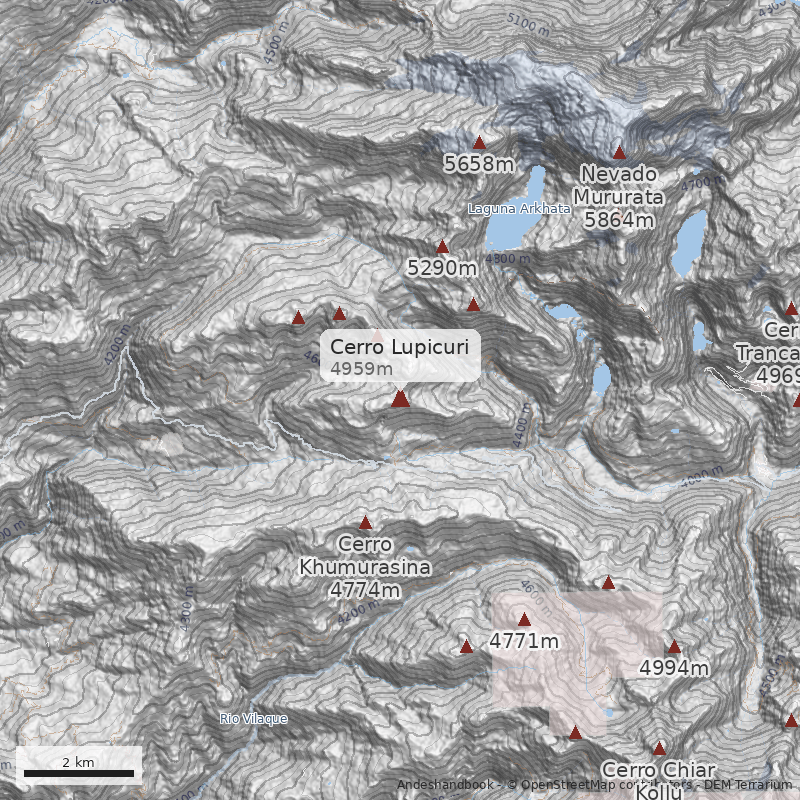 Mapa Cerro Lupicuri