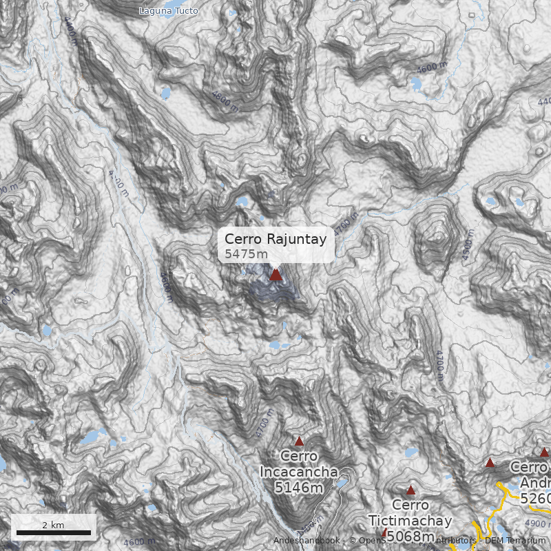 Mapa Cerro Rajuntay