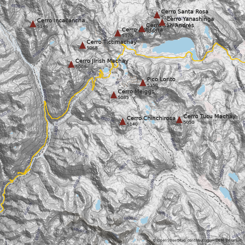 Mapa Cerro Chinchirosa