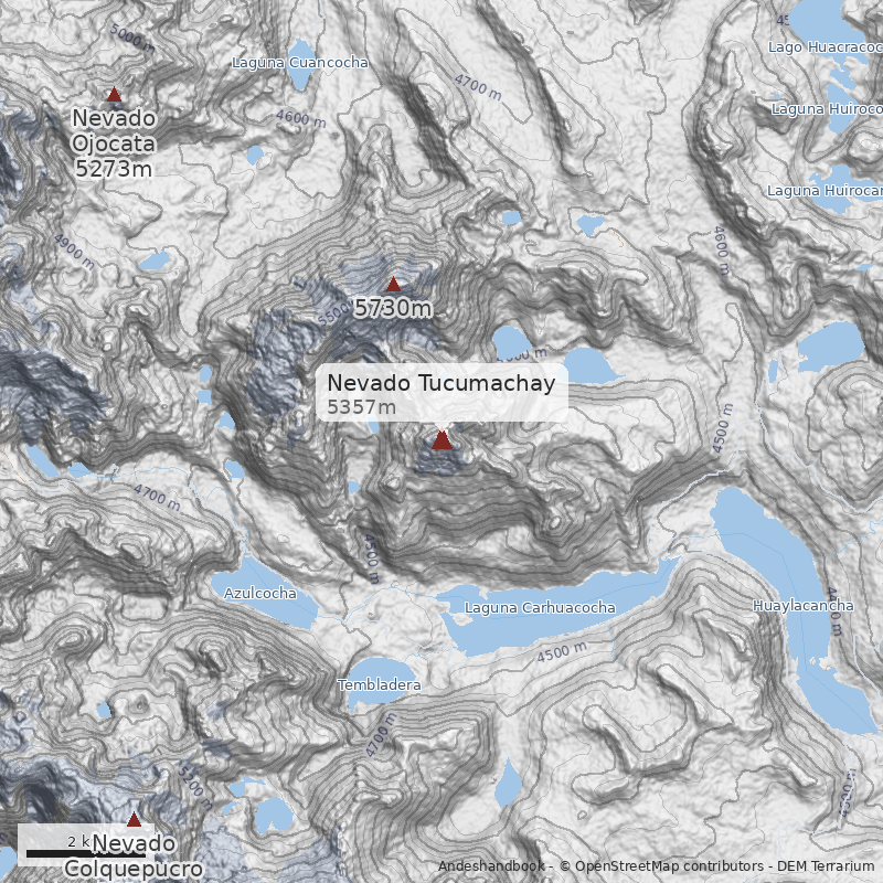 Mapa Nevado Tucumachay