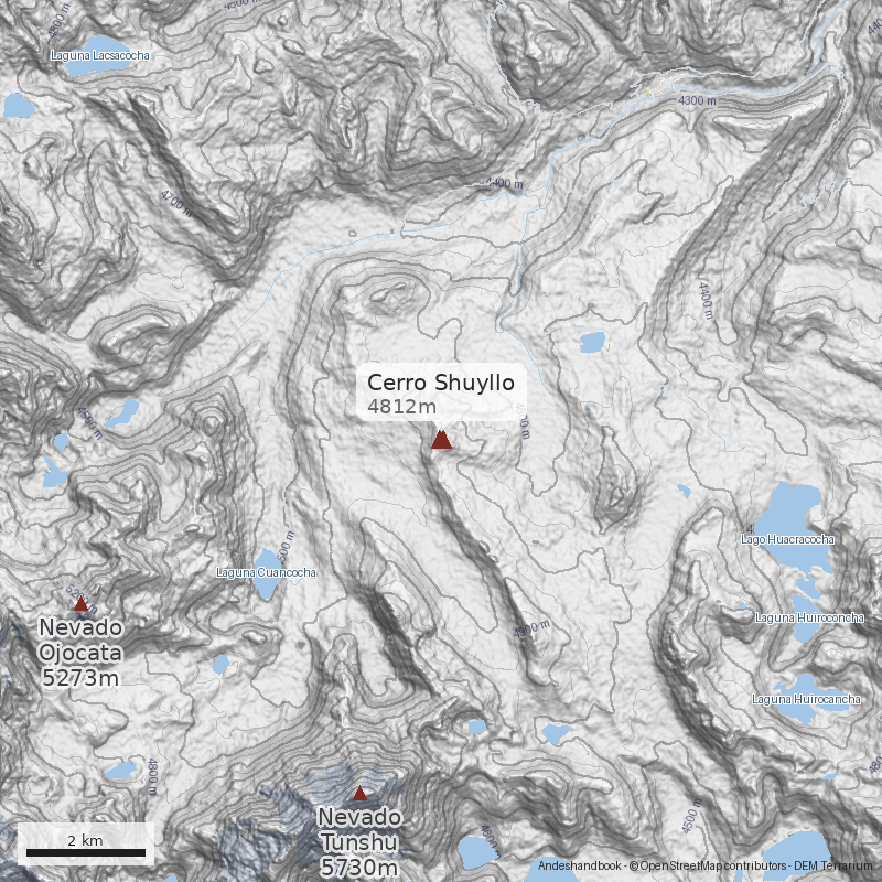 Mapa Cerro Shuyllo