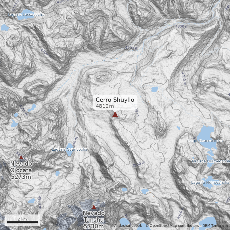 Mapa Cerro Shuyllo