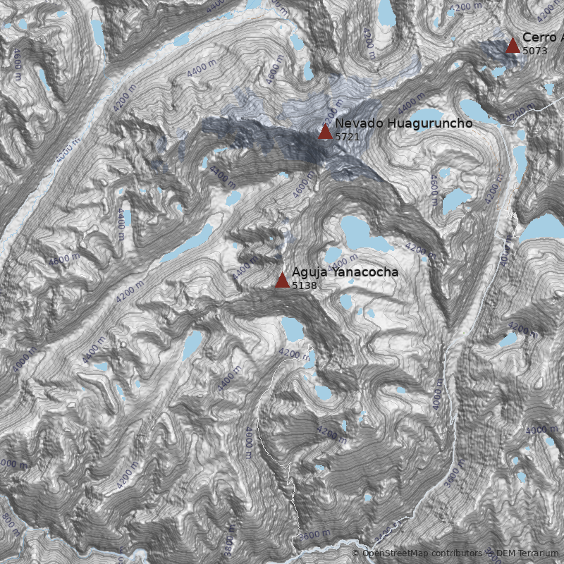 Mapa Aguja Yanacocha