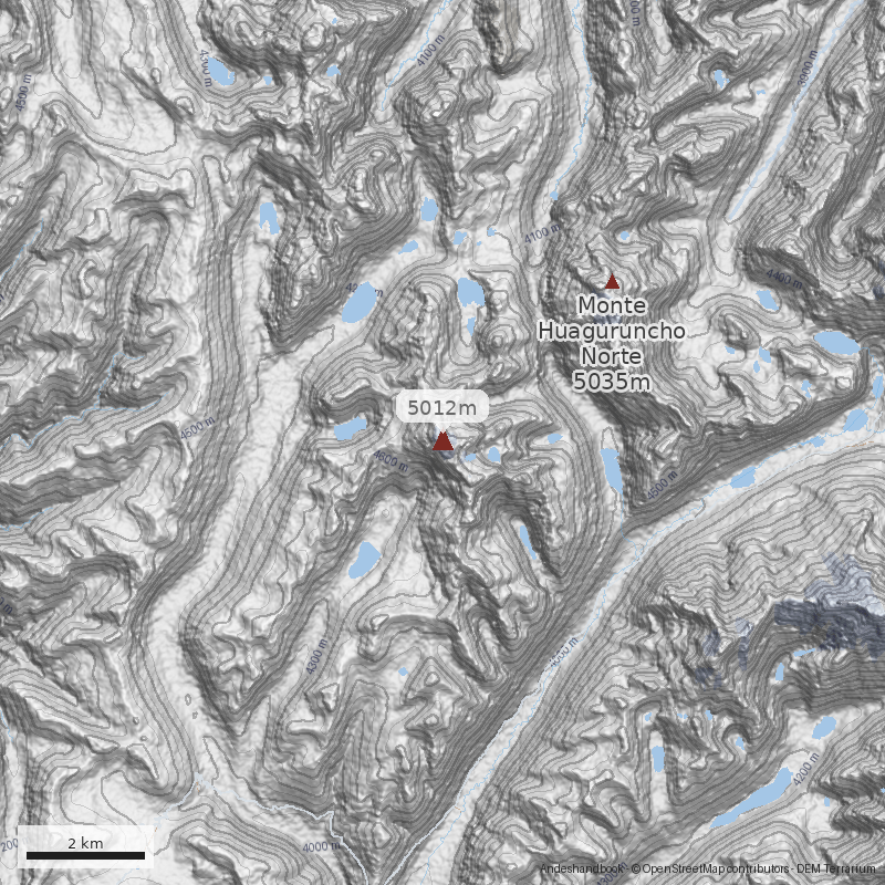Mapa Cerro Quiulacocha