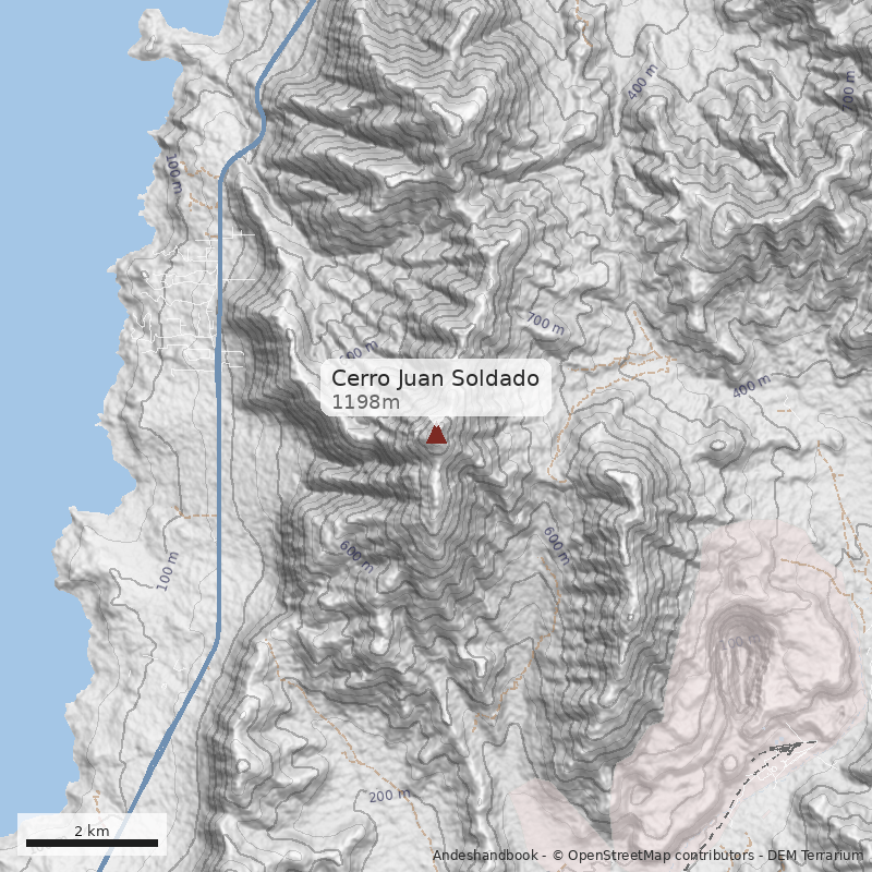 Mapa Cerro Juan Soldado