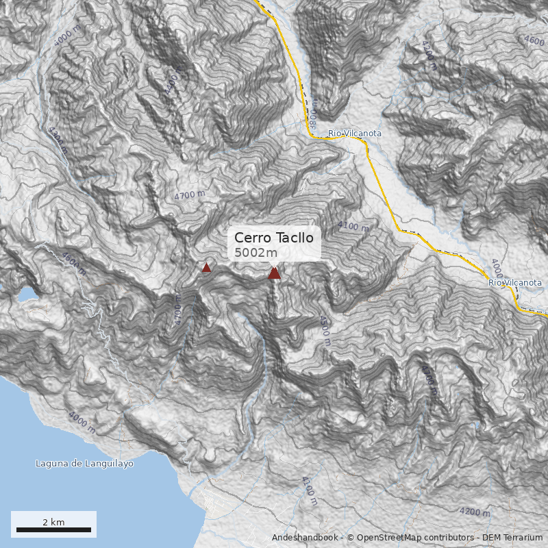 Mapa Cerro Tacllo